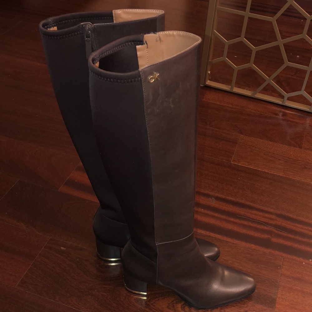 Calvin Klein brown boots - Picture 7 of 11